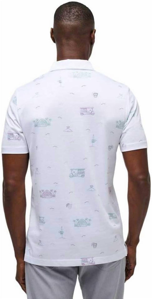 Travismathew - Tiki Mapes Print Polo Shirt