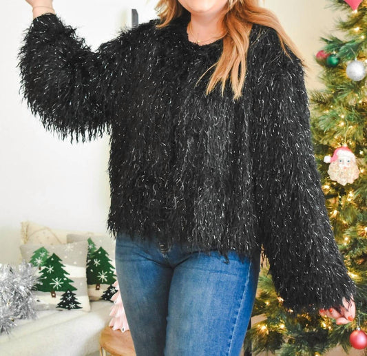 Sugarlips - Women's Himari Metallic Fringe Jacket