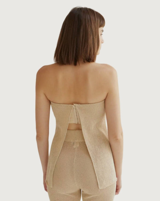 Crescent - Brookie Crochet Knit Top