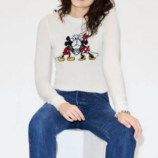 Re/Done - Mickey Cashmere Crewneck Sweater