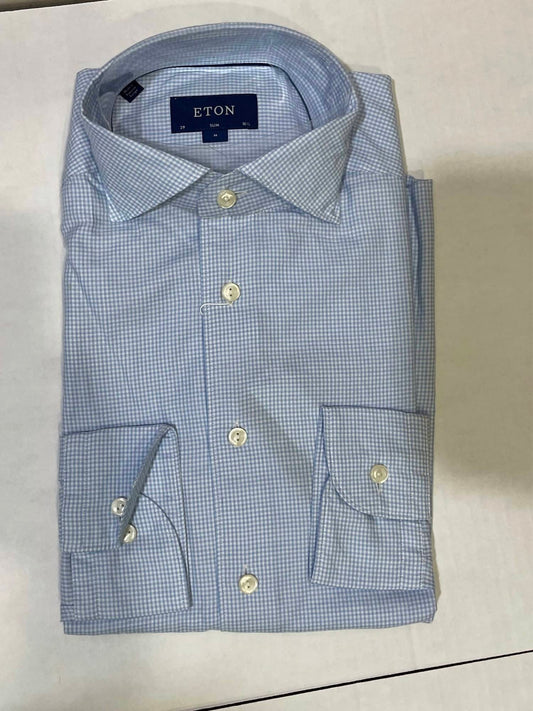 Eton - Men's Slim-fit Plaid Shirt
