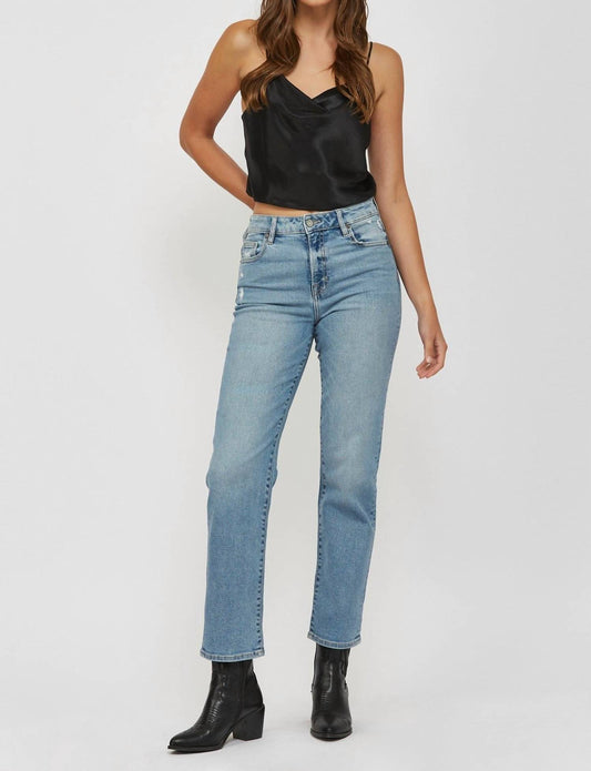 Hidden - Medium Clean Classic Stretch Straight Jean