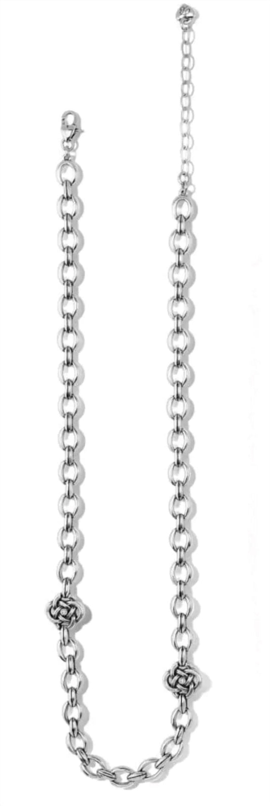 Brighton - Women's Interlok Knot Link Necklace