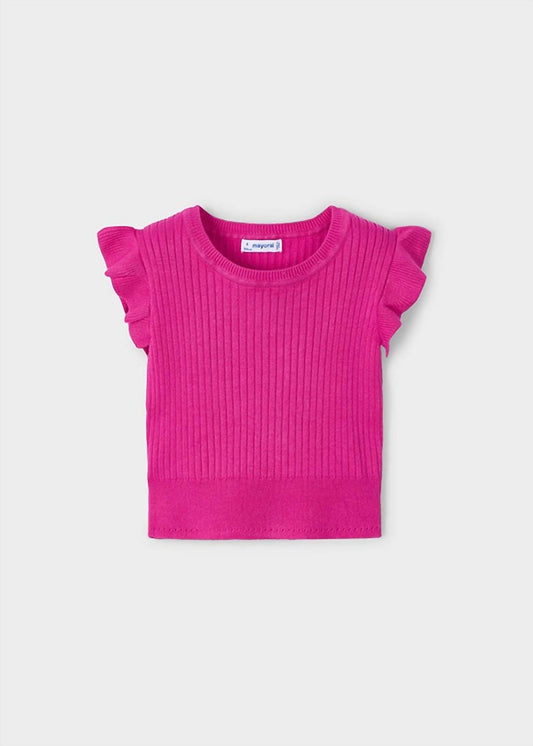 Mayoral - Girl's Ribbed Knit Top