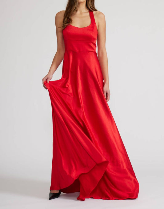 Lucy Paris - Nova Satin Maxi Dress