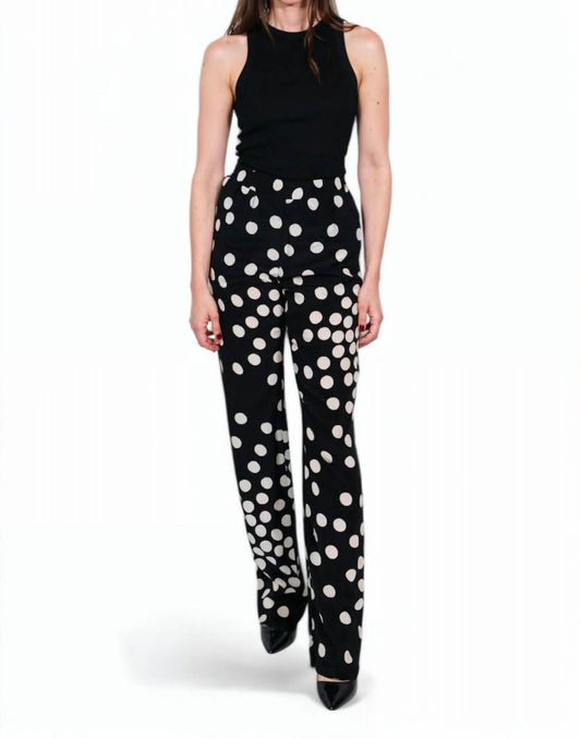 Valentino - Polka Dot Silk Trousers