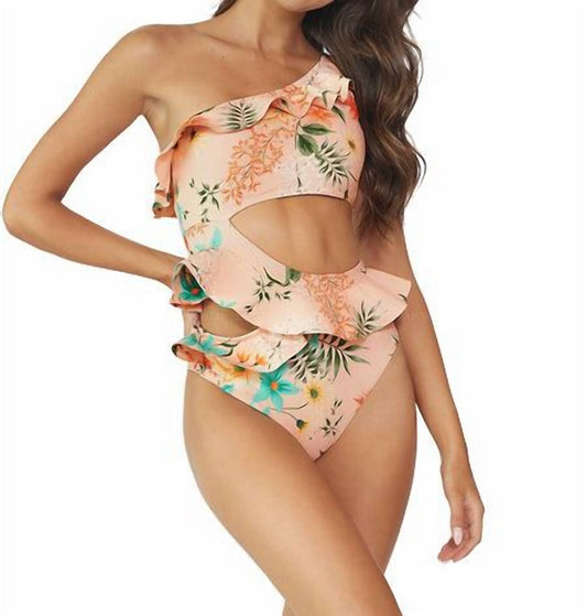 Pq Swim - Women's Ruffle Cut Out One Piece
