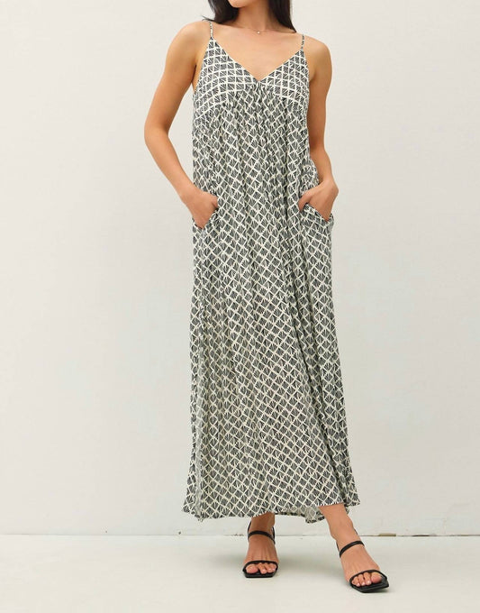 Nyland - Chi Printed A-line Swing Maxi Dress