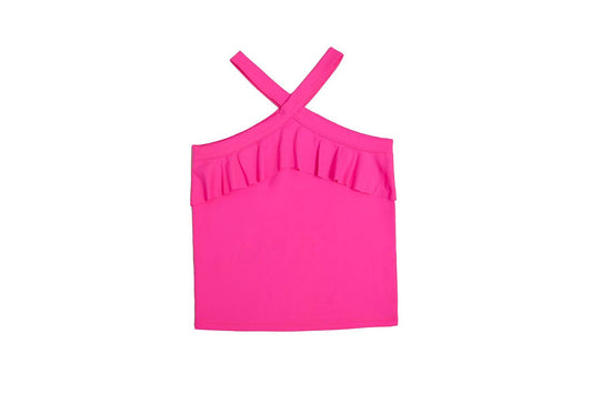 Mia - Girls' Flutter Crossover Top
