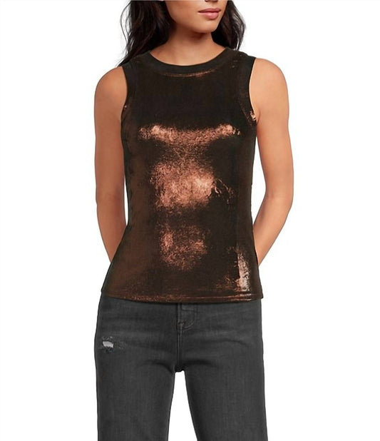 Elan - Metallic Tank Top