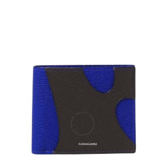 Salvatore Ferragamo - Men's Cut-out Detailed Leather Wallet