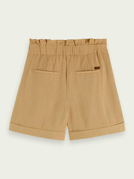 Scotch & Soda - Girl's Checked Cotton-Linen Short