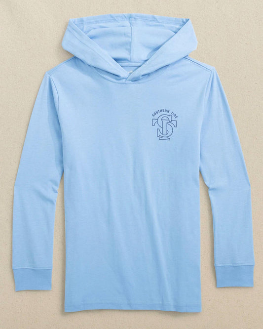 Southern Tide - Boys' Long Sleeve Seal Hoodie Tee