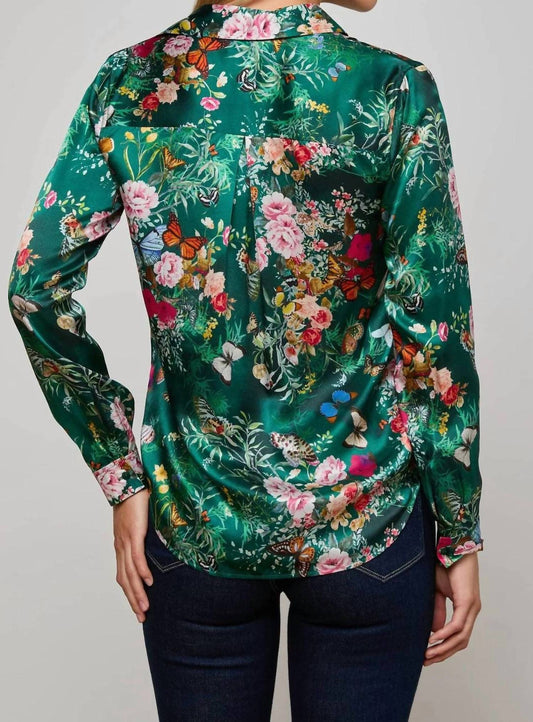 L'Agence - Tyler Long Sleeve Blouse