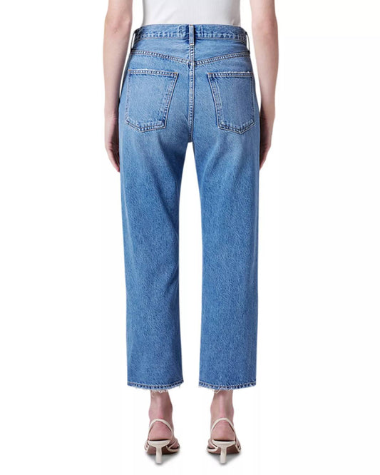 Agolde - 90's Crop Mid Rise Straight Jeans
