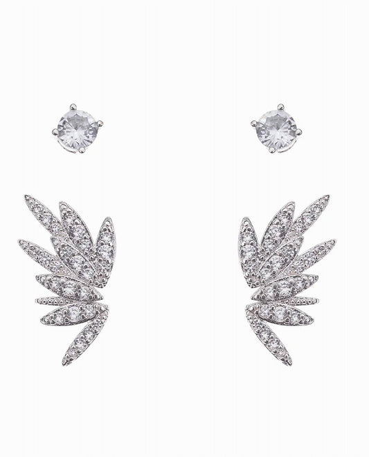 Nicole Miller - Women's Duo Rhinestone Earring Set