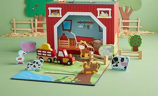 Mudpie - Kid's Wood Farmhouse Story Box