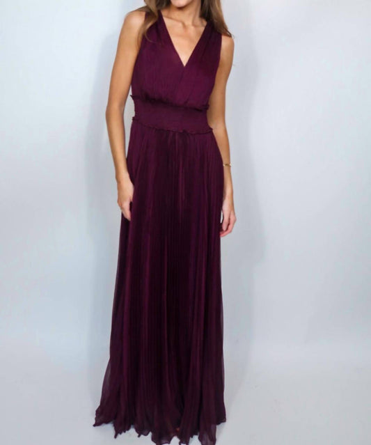 Lucy Paris - Pleated Maxi Dress