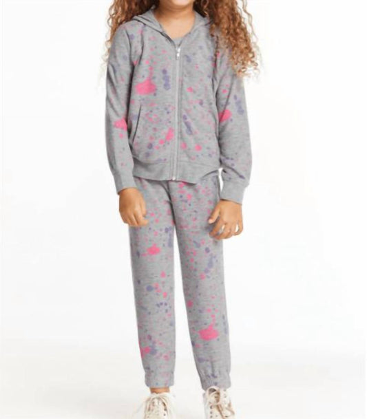 Chaser - Girls Splatter Paint Pant