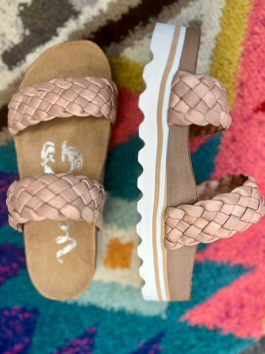 Very G - Women's Braidon Has Me Blushin' Platform Sandals