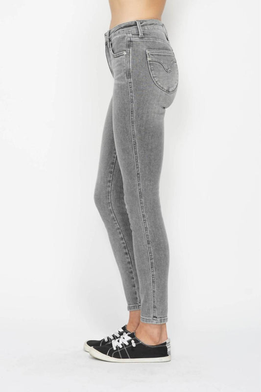 Judy Blue - Tummy Control Shield Pockets Skinny Jeans