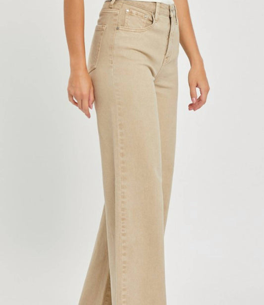 Risen - High Rise Tummy Control Wide Pants