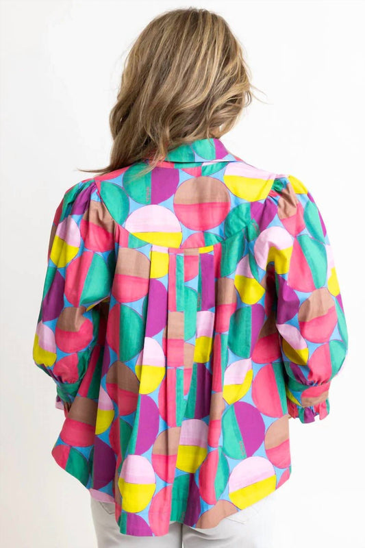 Karlie - Women' Modern Pop Button Up Top