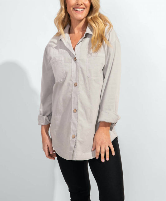 Escape By Habitat - Stretchy Micro-cord Shacket