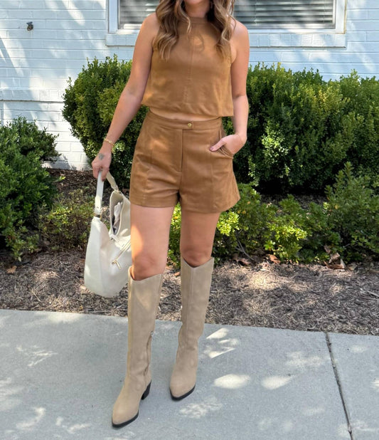 Storia - Catalina Suede Shorts