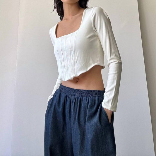 Nlt - Square Neck Corset Top