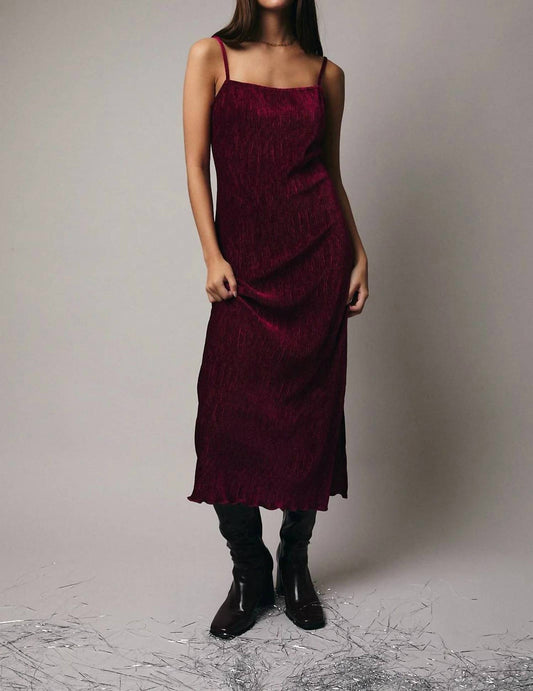 Le Lis - Velvet Midi Dress