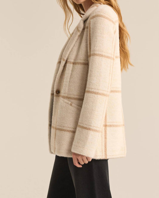 Z Supply - Roxanna Windowpane Knitted Blazer