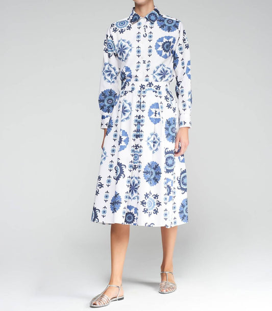 Vilagallo - SUZANI AZUL SKIRT