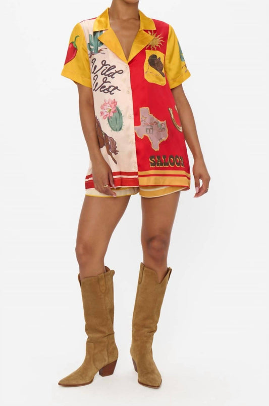 Show Me Your Mumu - Home Away Silk Shorts