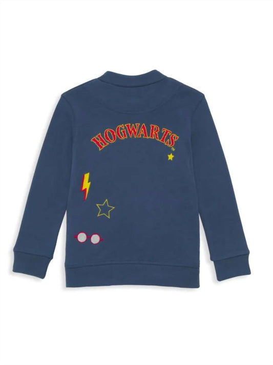 Chaser - Boy's Hogwarts Zip Up Patch Jacket