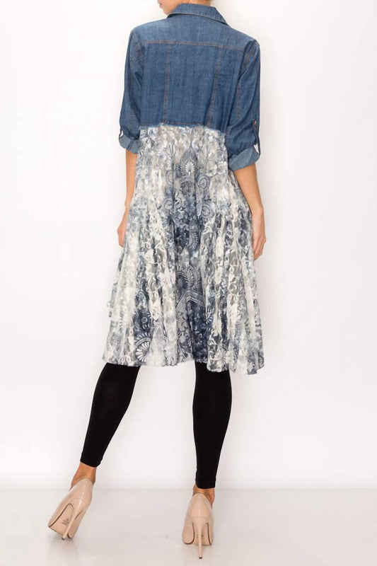 Origami - Lace & Denim Harmony Jacket