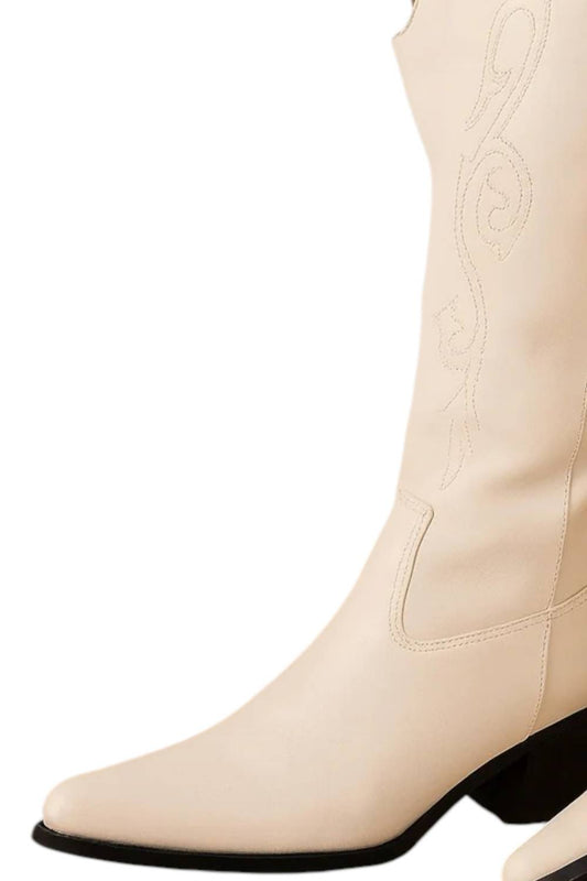 Old Cutler - Women's Classic Tall Pointed Toe Style Western Cowgirl Boots