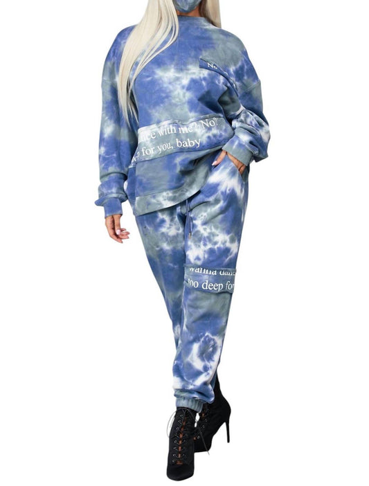 L'Atiste - Denim Stonewashed Jogger Set