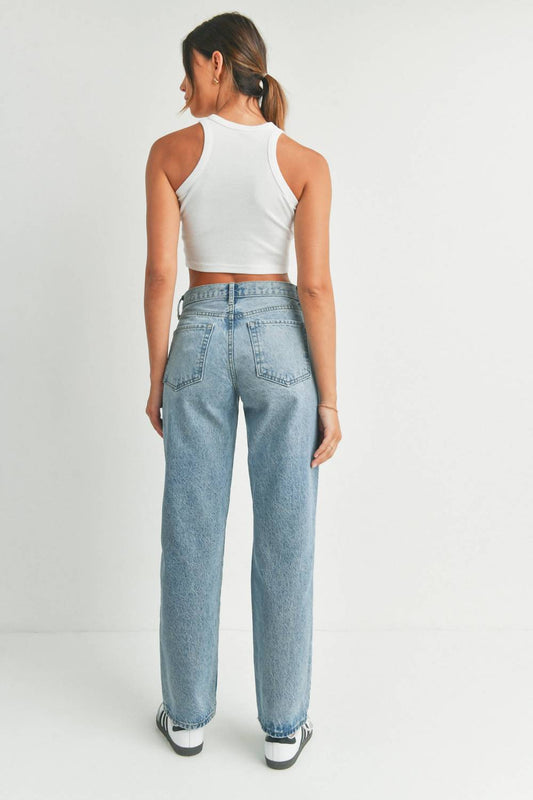 Just Black Denim - Lola Relaxed Straight Leg Jeans