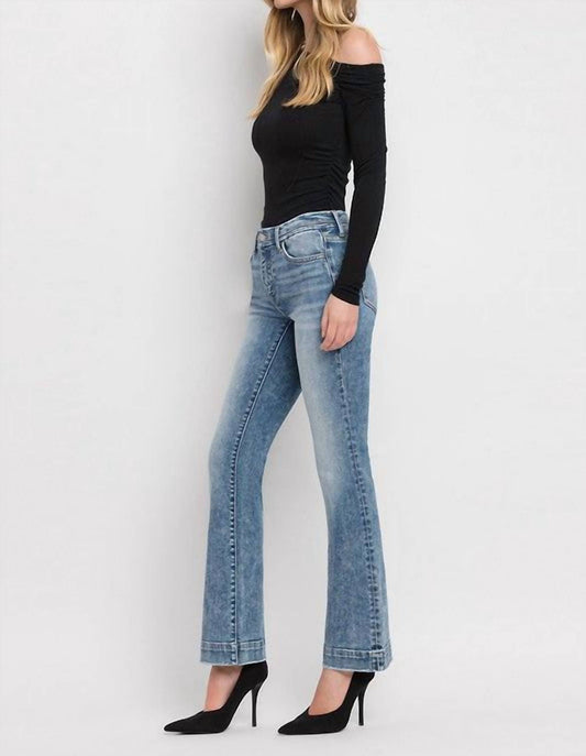 Vervet By Flying Monkey - Brittany Mid Rise Bootcut Jean
