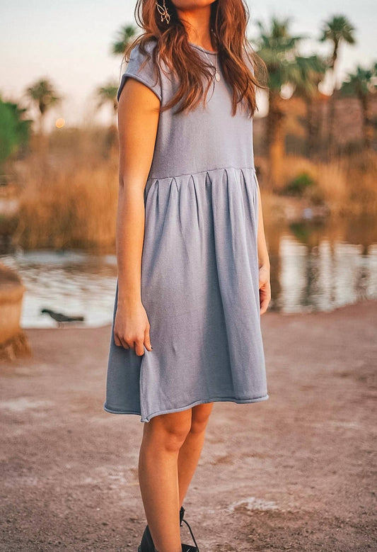 Ee:Some - Corfu Babydoll Sweater Dress