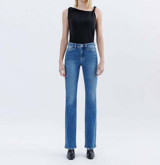 Flying Monkey - High Rise Full Length Bootcut Jeans