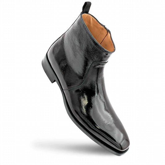 Mezlan - Men's Textured Hi-Shine Boot