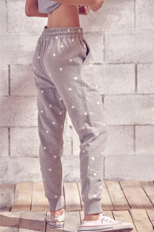 Storia - Star Print Drawstring Joggers