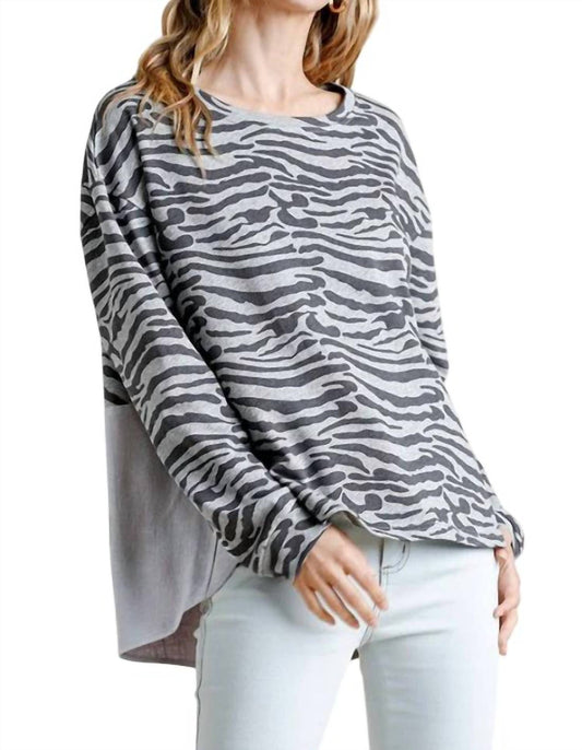 Umgee - Zebra High Low Top