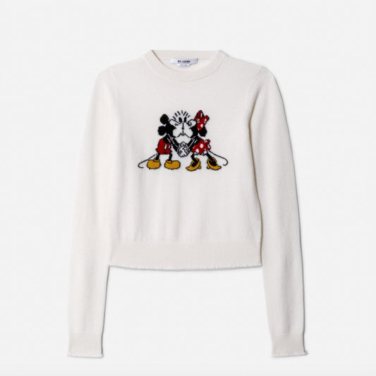 Re/Done - Mickey Cashmere Crewneck Sweater