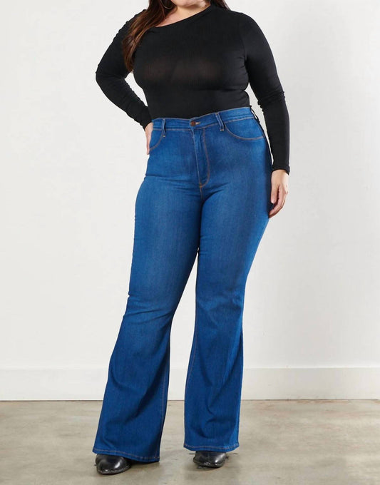 Vibrant Miu - Sweetheart Flare Jeans - PLUS