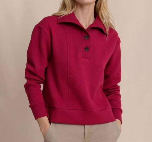 Southern Tide - Tonya Button Mock Pullover