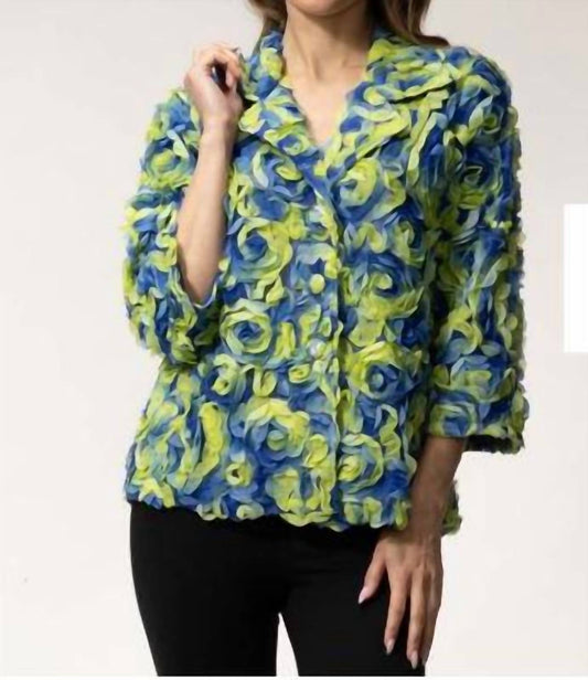 Weavz - Flower Print Jacket