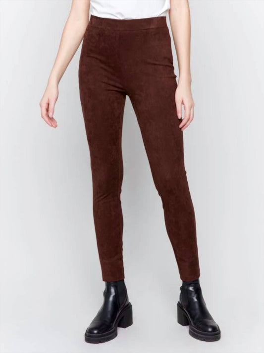 Charlie B - Faux Suede Pant